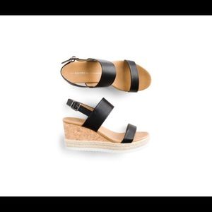 Black Elmer Sport Bottom Wedge